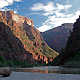 river and high cliffs