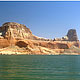 Gunsight Butte, a landmark on Lake Powell