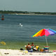 people at the beach