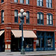 historic 3-story brick building