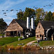 the reconstructed iron works industrial buildings