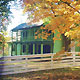 White Haven house in autumn