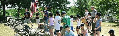 A ranger program at Gettysburg.