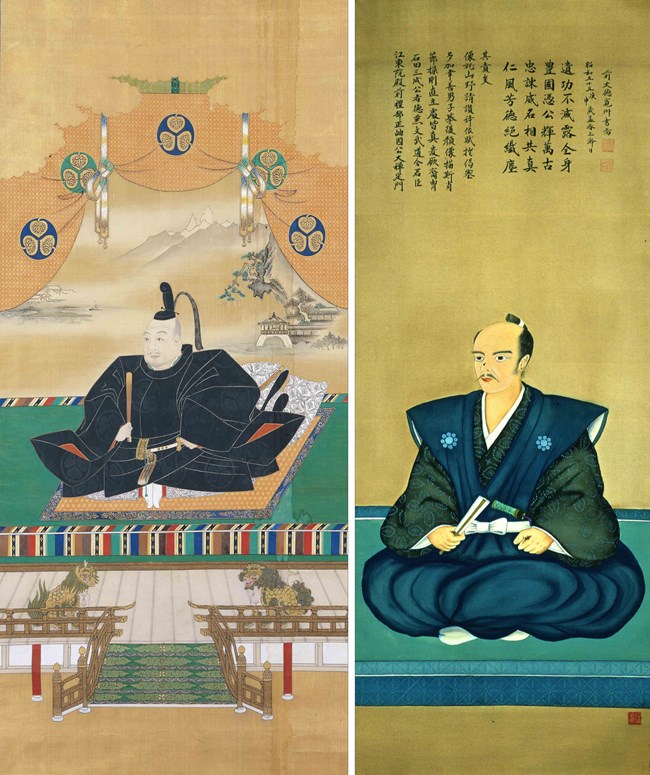 Tokugawa Ieyasu_Eastern Forces Leader and Ishida Mitsunari_WesternForces Leader