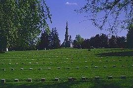 The National Cemetery at Gettysburg.