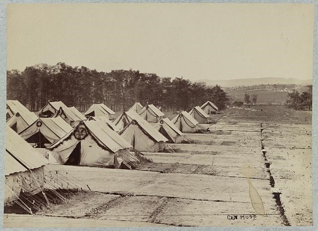Tents of the General Hospital at Camp Letterman