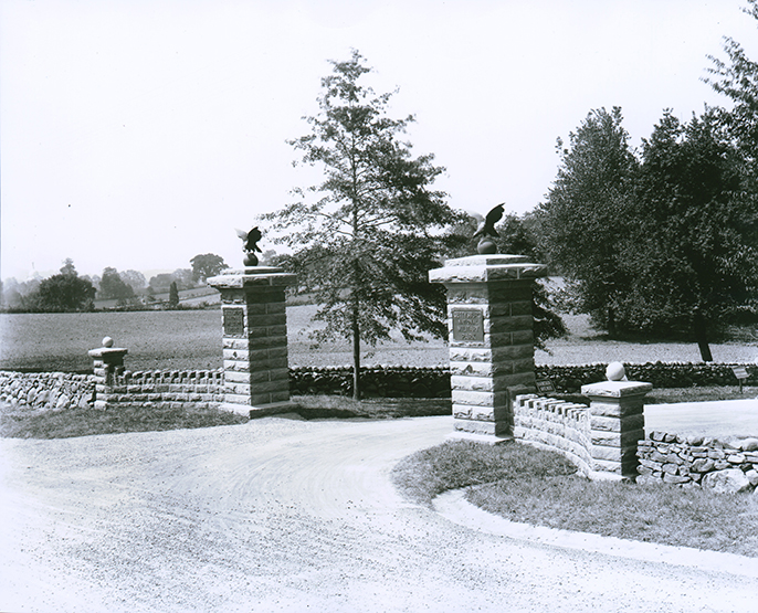 Gateway to Hancock Avenue at Taneytown Road