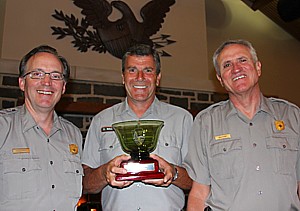 Dan Mazzotti with NPS award