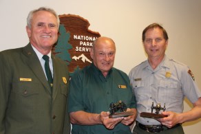 Supt Kirby with Norman Paul and D Scott Hartwig May 2013