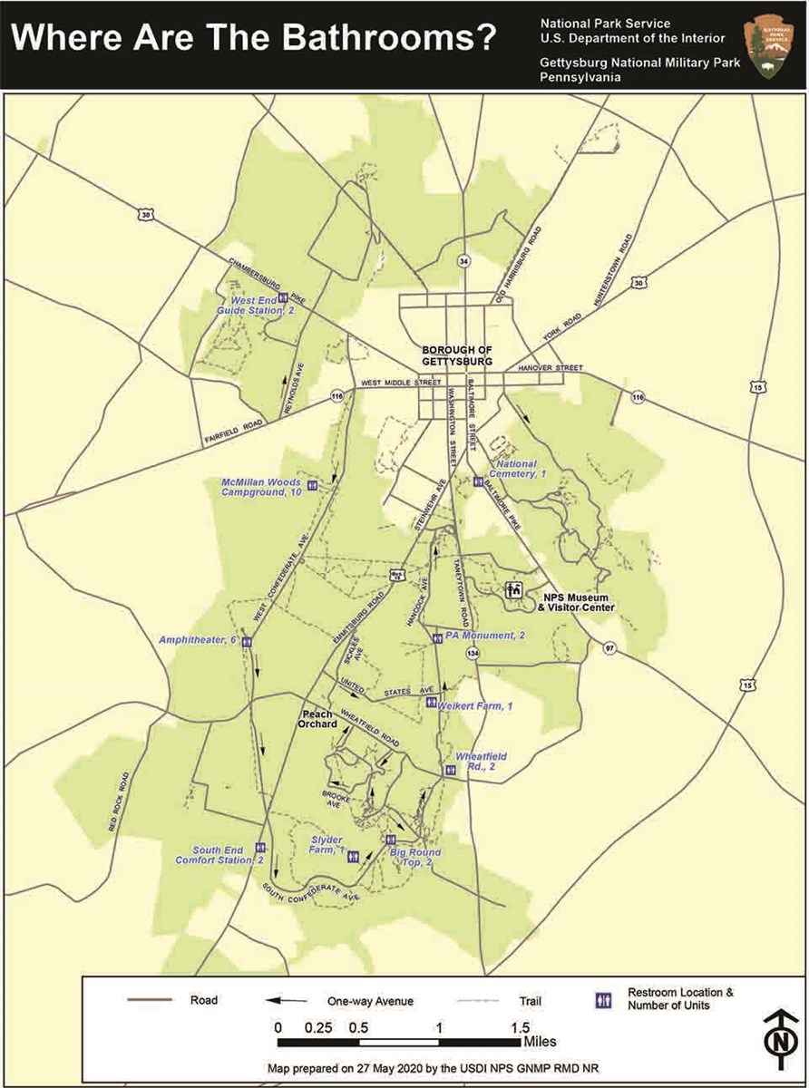 Gettysburg Zip Code Map Gettysburg National Military Park Is Modifying Operations To Comply With  Local Health Guidance - Gettysburg National Military Park (U.s. National  Park Service)