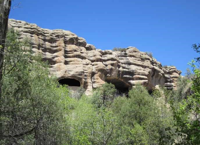 Summer view from Cliff Dweller Canyon. Summer view from Cliff Dweller Canyon.