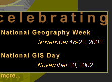 Celebrating National Geography Week and National GIS Day