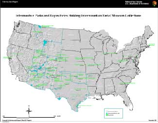 Intermountain Parks and Repositories holding Intermountain Parks' Museum Collections