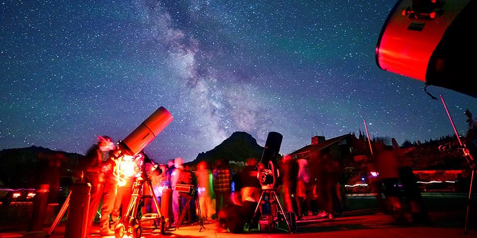 Logan Pass star parties provide incredible dark skies, lots of telescopes, and an opportunity to experience one of the darkest places in America.