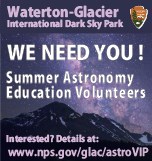 Astronomy VIP ad A small add highlighting the need for astronomy VIPs to work in the park in the summer.