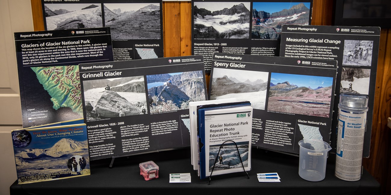 a table of signs and books