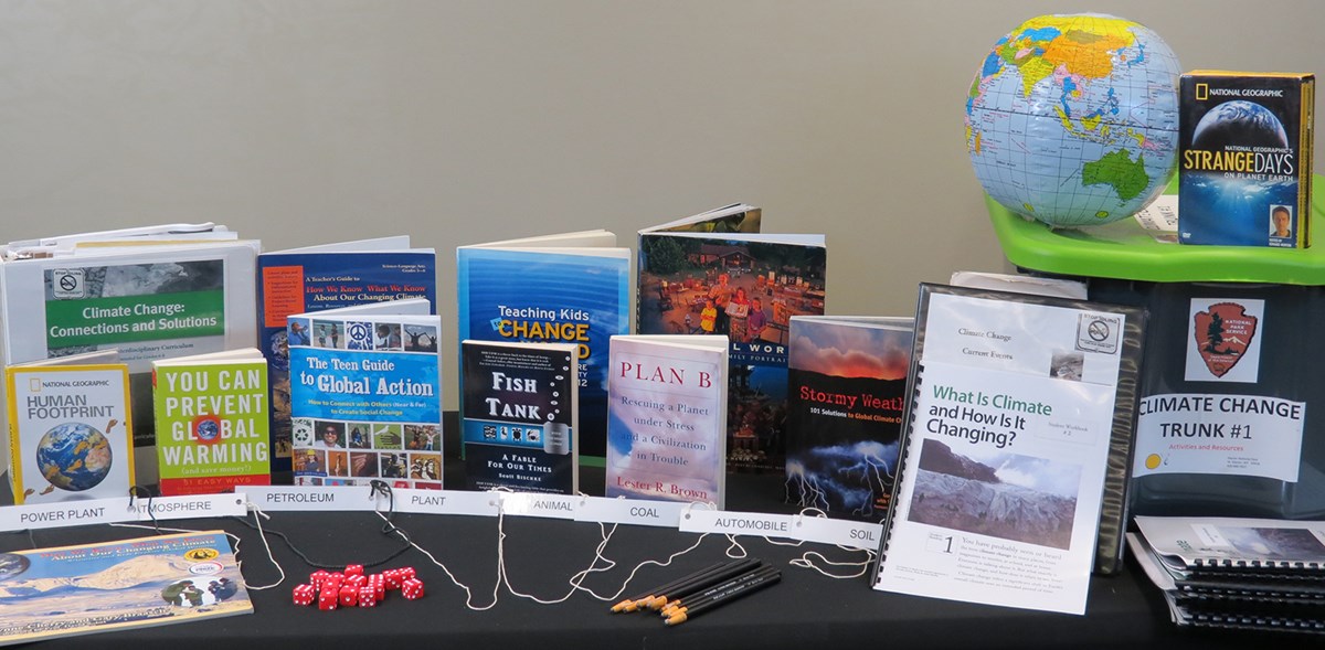 Contents of trunk spread on table Contents of trunk spread on table
