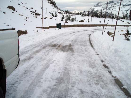 Ice near Oberlin Bend