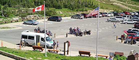 Shuttle at Logan Pass