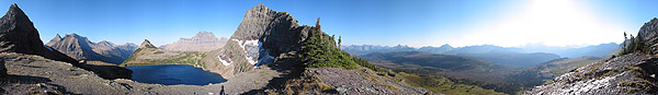 pano of cirque lake pano of cirque lake