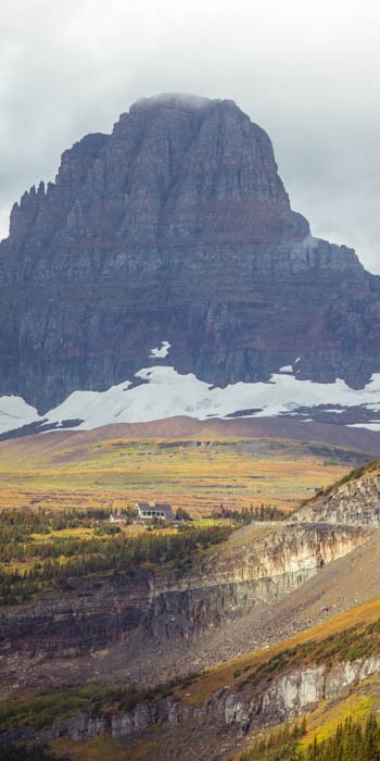 A mountain over Logan Pass