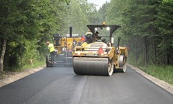 Road resurfacing work is an ongoing need in the park.