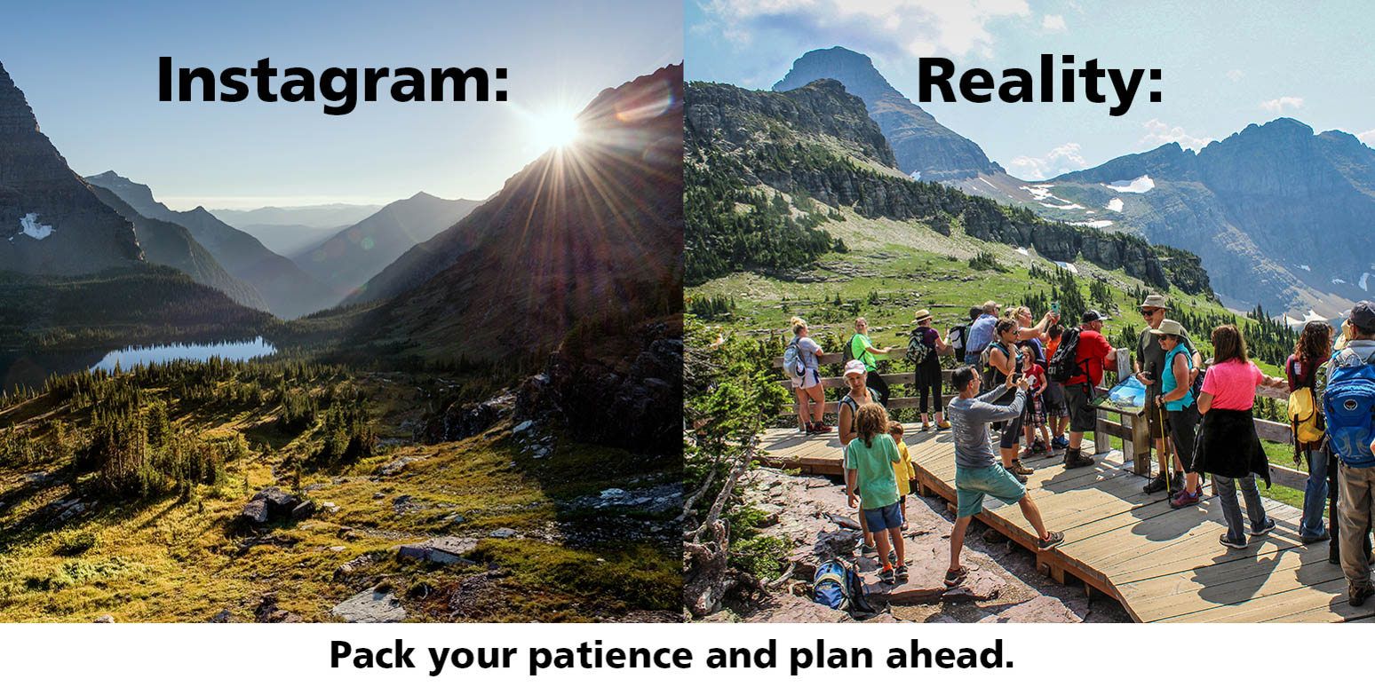 Dealing With Crowds Glacier National Park U S National Park Service