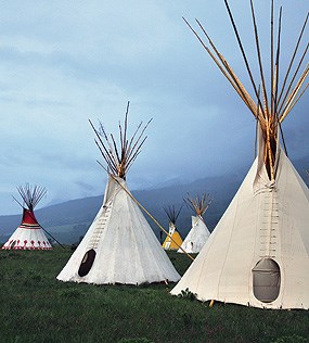 Blackfeet Tipis