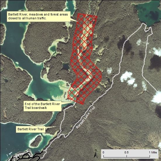 Bartlett River Closure Map 7/28/2010