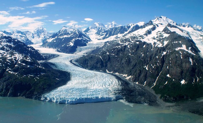 Aerial View of Margerie Glacier