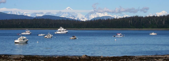 boats in bartlett cove