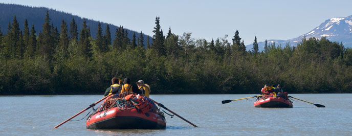 Starting down the Alsek River! Starting down the Alsek River!
