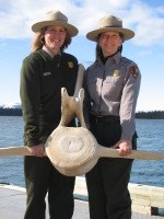 Kelly and Melissa are Glacier Bay's Whale Education Team!