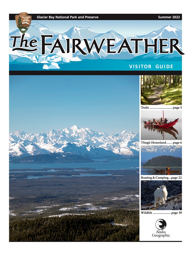 2022 Fairweather Glacier Bay Visitor Guide FRONT COVER