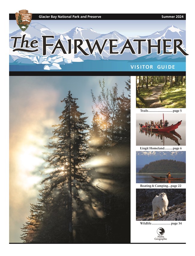2024 Fairweather Glacier Bay Visitor Guide FRONT COVER