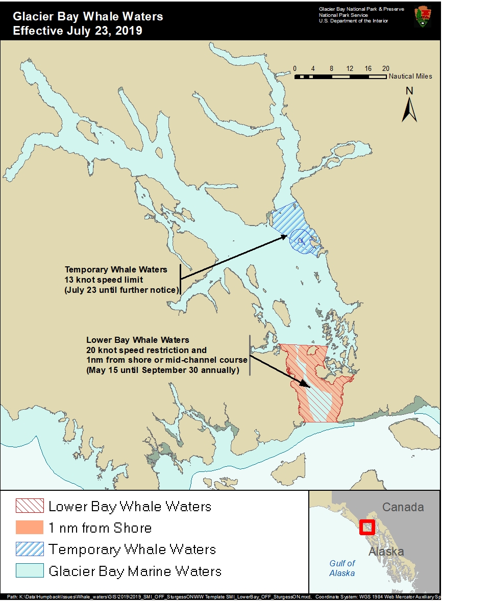Map 960 SMI_LowerBay_OFF_SturgessON map of Whale Waters Update for Glacier Bay Effective July 23, 2019