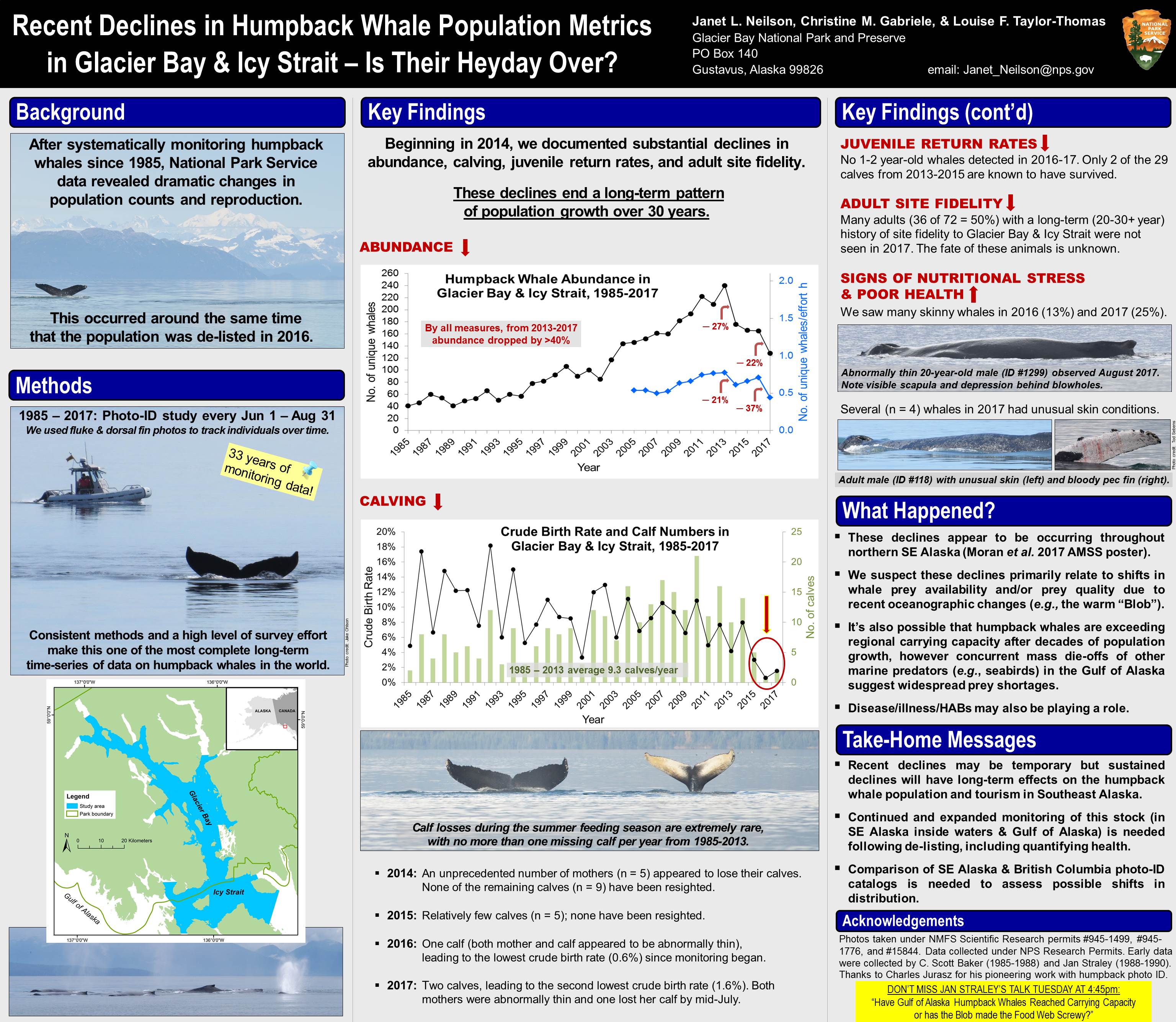 Neilson et al poster humpback whale decline