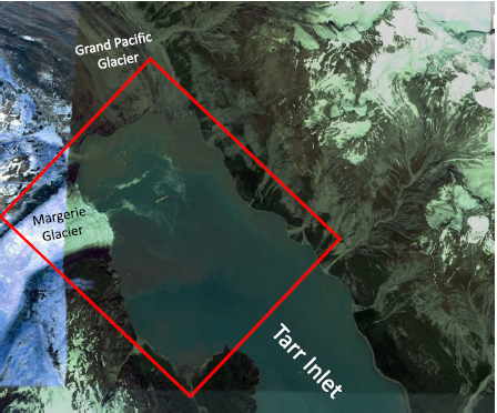 map of Bear Advisory for Upper Tarr Inlet June 17 – July 15, 2019