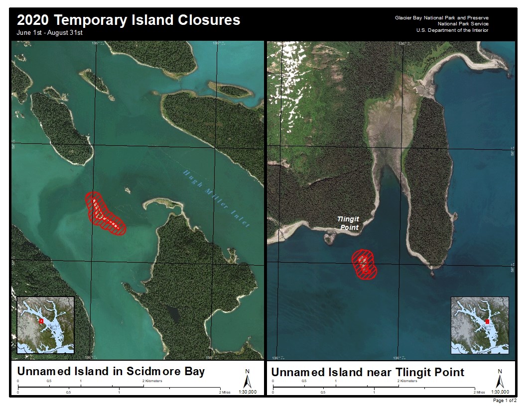 Island Map 1 for 2020 temporary closures