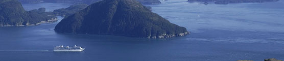 cruise ship in glacier bay