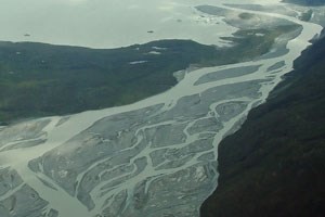 The Alsek River has been an important trade corridor for early peoples