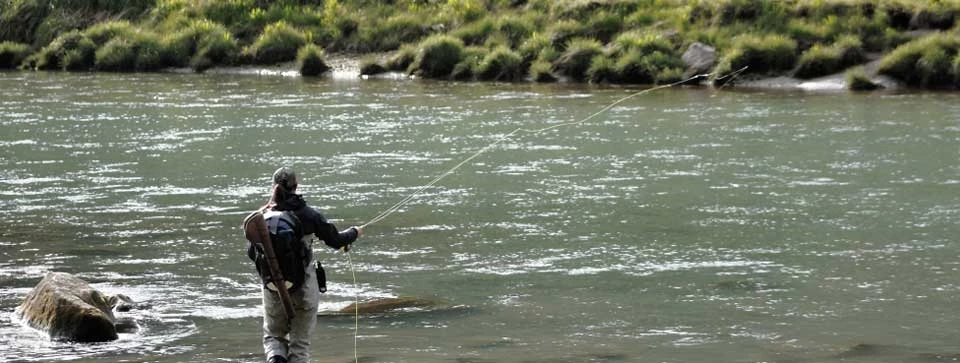 Fishing in the Bartlett River Fishing in the Bartlett River
