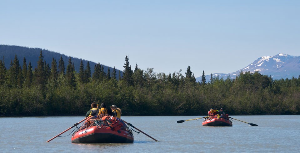 Starting Down the Alsek River Starting Down the Alsek River
