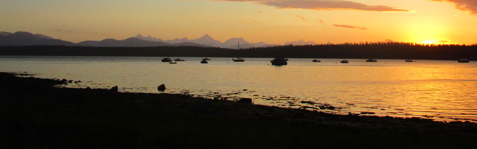 Bartlett Cove sunset Bartlett Cove sunset
