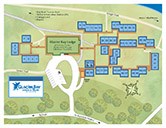 Thumbnail image of the Glacier Bay Lodge map. This image is a thumbnail and only a preview of the full image, which is only available via the Glacier Bay Lodge, the park's concessionaire partner.