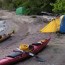 kayaking and camping