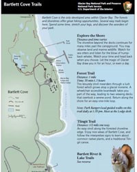 Bartlett Cove Trails Map
