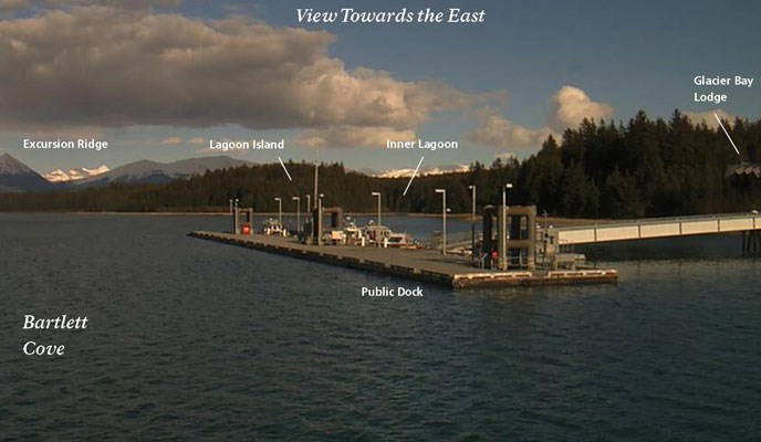 Check the latest Bartlett Cove conditions with our park webcams
