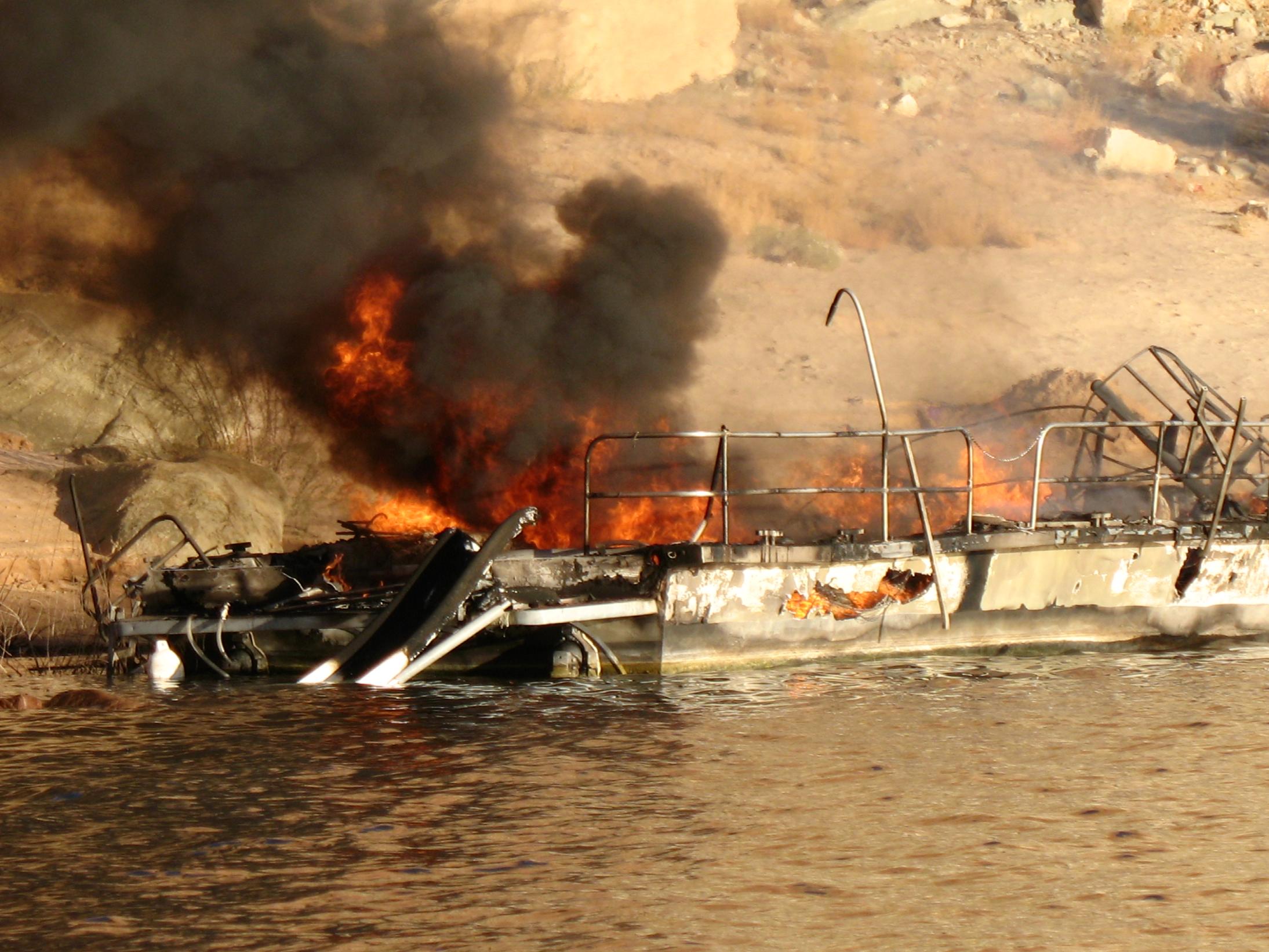 Houseboat Fire