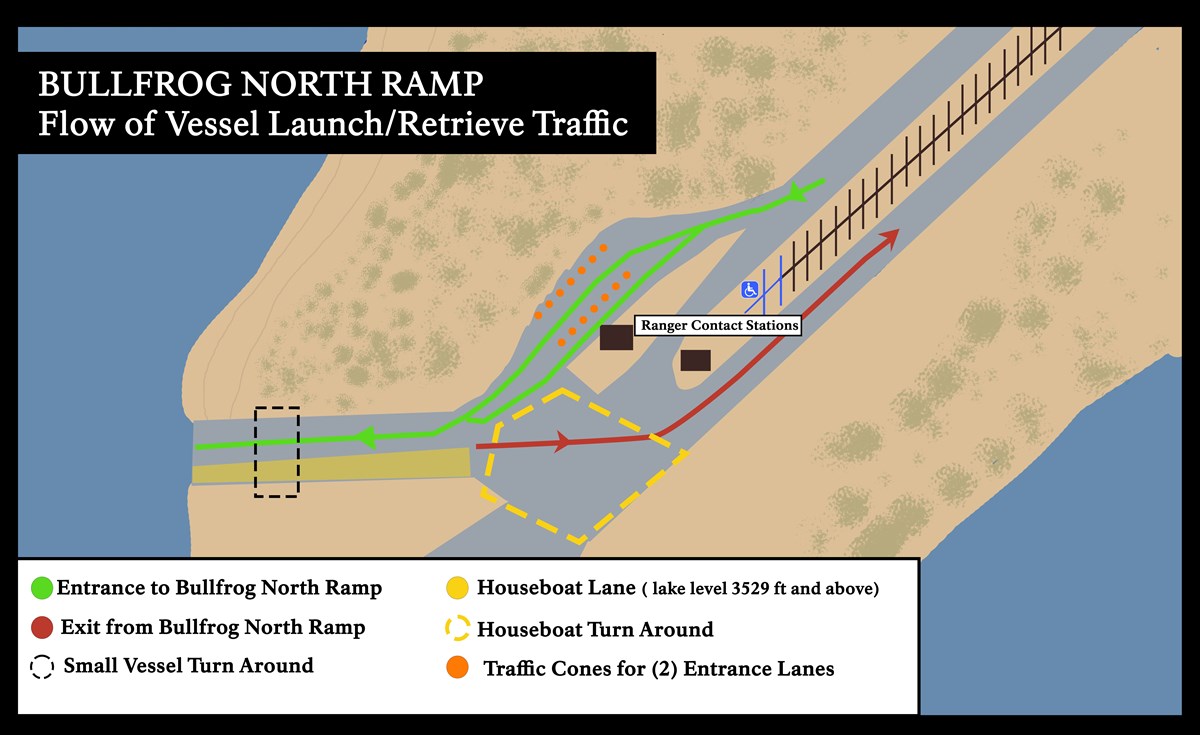 Bullfrog North Ramp Traffic Map